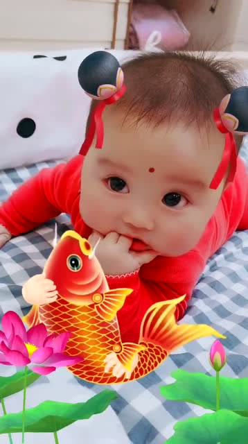 小福娃送福来啦,快来接财接福吧