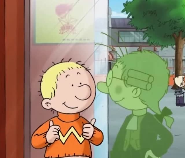 经典儿童动漫:调皮的隐形人小马丁,可把葛老师吓坏了!