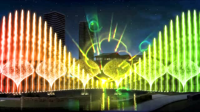 四季未来城音乐喷泉