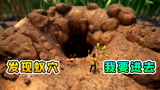 地面生存08：我发现了超大蚁穴，做出火把，打算进去瞅一瞅