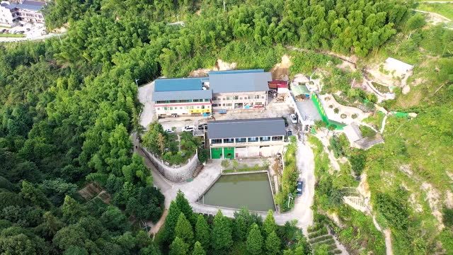 高清航拍:南岳方广寺景区休闲避暑佳地——福祥山庄