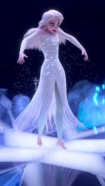 艾莎女王就是霸气,稍微一跺跺脚,就令人目不转睛!