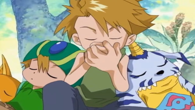 数码宝贝:阿和标志性的口琴声响起,吹口琴的阿和太帅了!