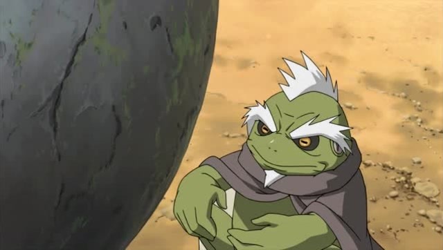 火影:深作仙人用行动展示仙人之力,举完石蛤蟆自己累得直喘气