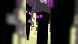 Minecraft动画：末影人的悲伤故事，当末影人掉入水中！