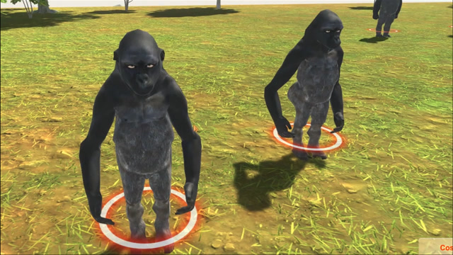 动物模拟器:母猩猩真厉害,用粪球能炸飞敌人!