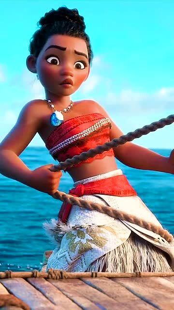 莫阿娜和梅莉达,一个会射,一个会划!