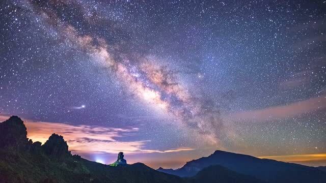 贵州梵净山上超美星空,快来看看!