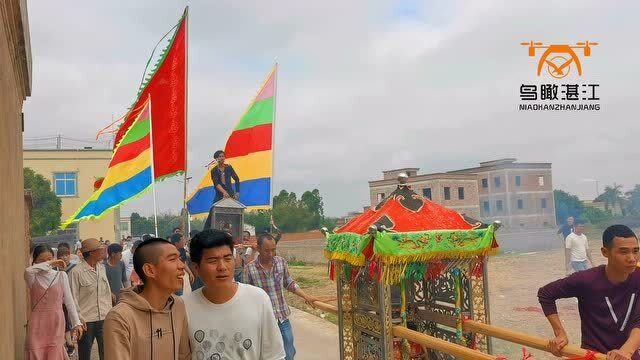 穿嘴穿喉咙穿耳朵湛江东海岛年例游神穿令箭令人毛骨悚然