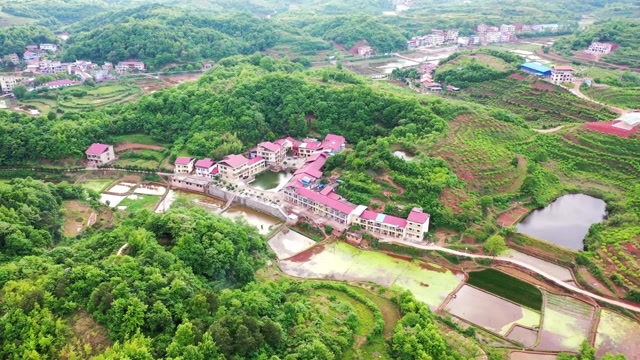 航拍湖南祁东:有一个美丽的地方叫罗町,那是我的故乡