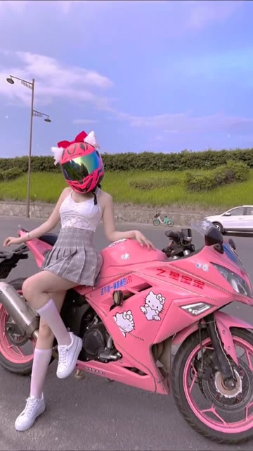 今日份女孩 最酷机车女孩