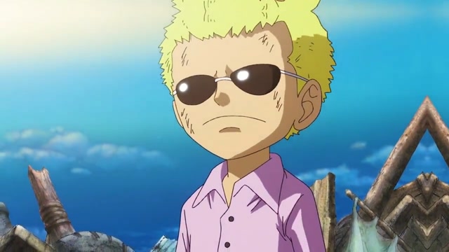 多弗朗明哥小时候就很拽