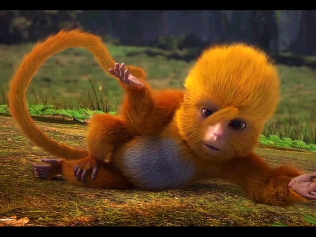 朱厌小时猴可真调皮可爱,长大后却很霸气,哈哈! "完美世界