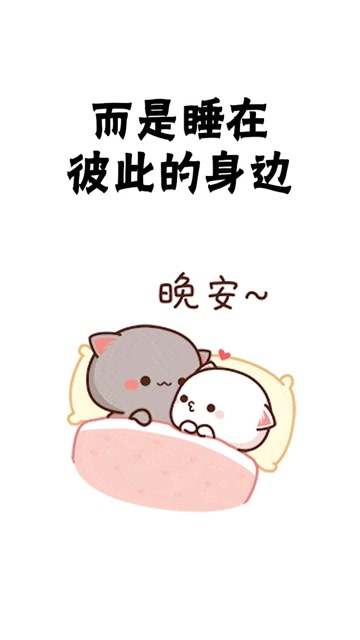 总有一天我们不再互相道晚安,而是睡在彼此的身边#表情包 #情侣 #秀