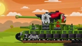 坦克世界动漫：KV54强势登场大战敌军狂化怪兽它能成功吗？