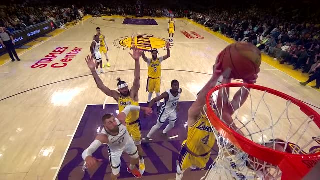 秃进去总有暴扣 卡鲁索赛季震撼扣篮精选