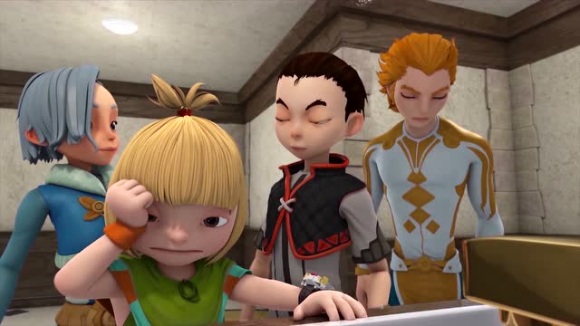 超变武兽第二季:豆丁被水龙头喷水