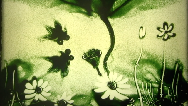 《荷塘月色》沙画舞蹈