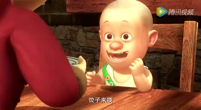 动画视频:光头强回想起小时候妈妈包的水饺,《熊出没》视频