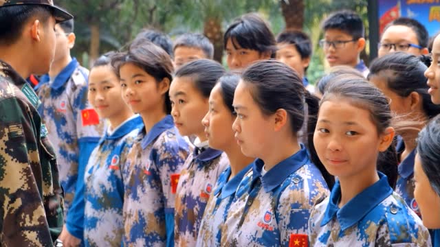 2016闽侯县青圃初级中学军训纪念