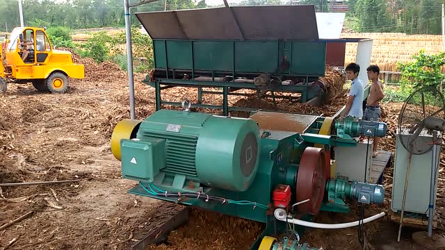 玉林科润bx218鼓式削片机切树皮