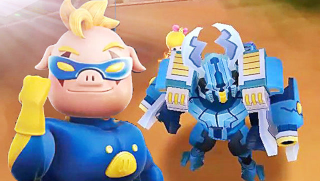 猪猪侠,超人强对战暗灵卫霜拳游戏解说