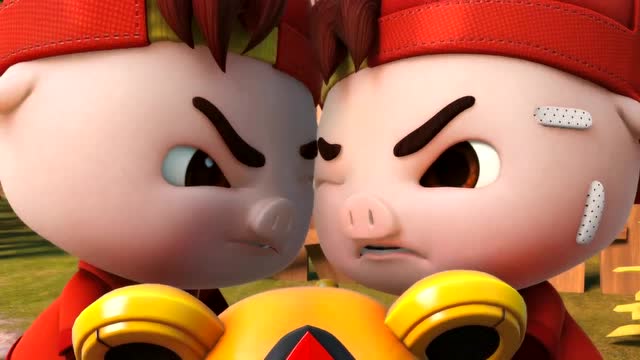 猪猪侠:两个猪猪侠把阿五都搞蒙了 鉴定方法很简单