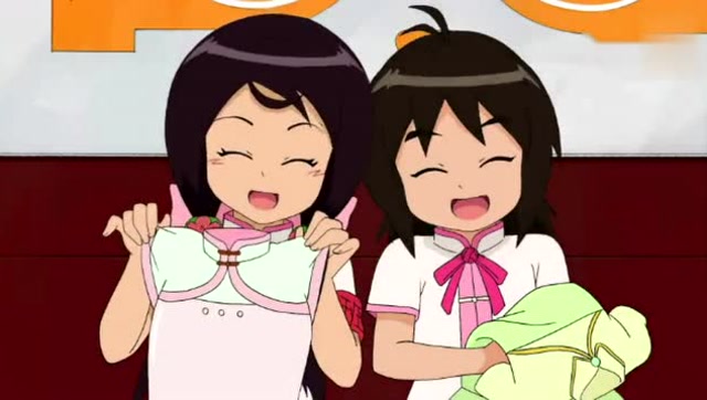 《甜心格格》丝丝和柔柔是大明星,还可以参加饮食节目,真棒啊