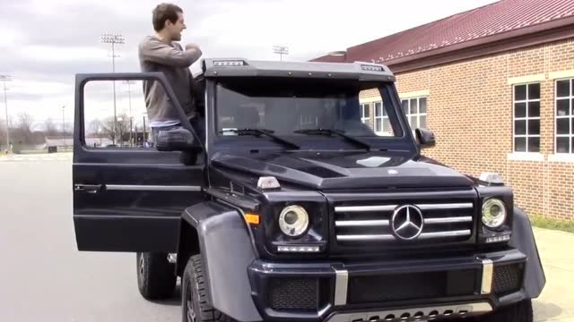 500万的奔驰越野车,看到底盘才知道有多霸气