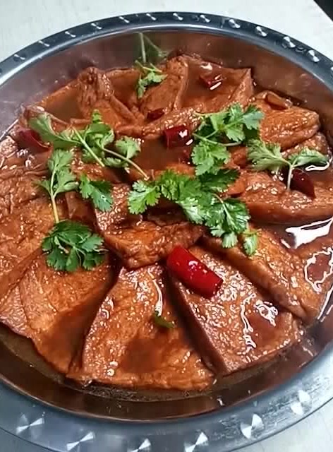 卤水豆腐,卤香豆腐入味,下饭好菜