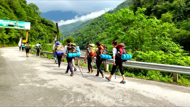 兰州大学绿队徒步营之徒步景谷道全程记录