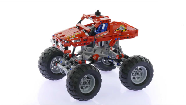 lego乐高积木科技机械系列42005巨轮卡车快速搭建