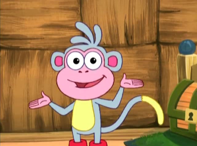 《爱探险的朵拉》朵拉教大家说英语,和小猴子一起唱英语歌