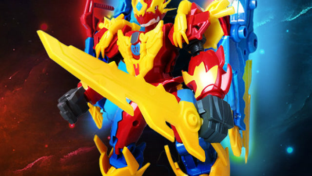 雷加超兽龙霸气变身恐龙形态,你会吗?