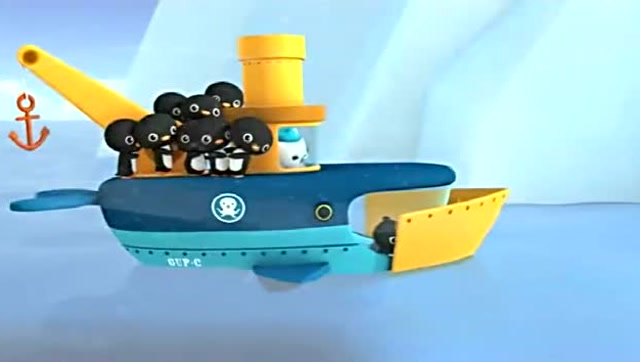 海底小纵队 蓝鲸艇冲破冰山