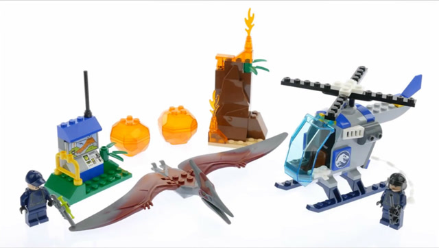 拼砌乐高积木侏罗纪世界系列10756翼龙的逃脱