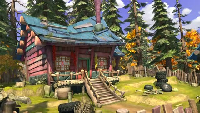 熊出没:光头强在小镇救下来一条小狗,这个小狗跟着光头强来森林