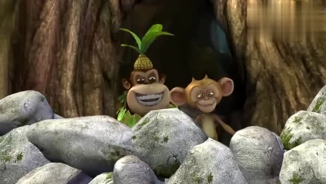 熊大熊二,捍卫自己的熊洞,与吉吉国王斗智斗勇