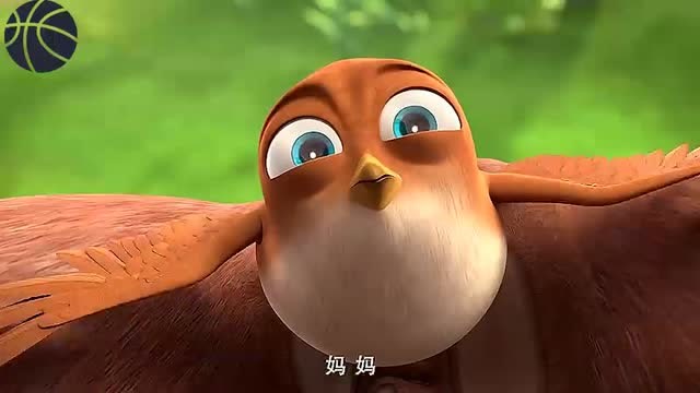 熊出没:一只小鸟找妈妈的时候,来到了熊大的手中