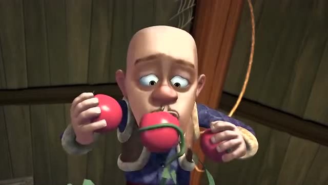 熊出没 光头强梦到满屋子的西红柿,吃都吃不完了!