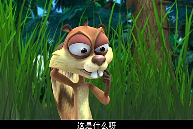 熊出没:松鼠发现了光头强的饮料瓶