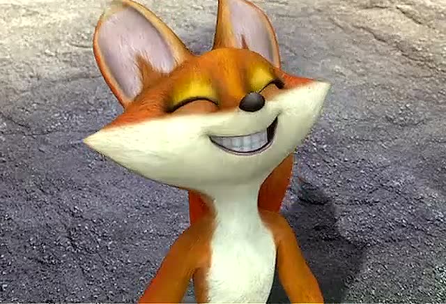 熊出没:小狸把光头强弄跑之后受到了熊大熊二的夸奖.