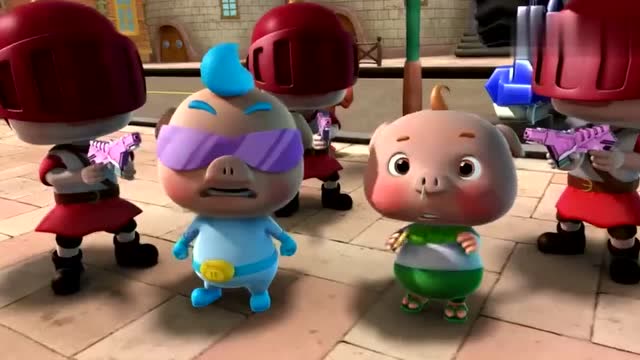 波比和小呆呆被当成劫金币的人逮捕了,百口莫辩啊