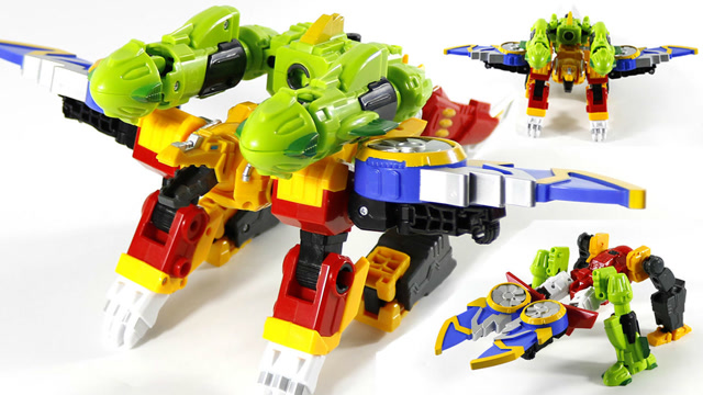 新蛋蛋小子蛋星侠变形机甲创意造型 进化版 雷霆噬鳄 变形玩具