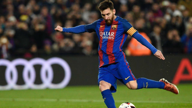 梅西在赛场上的100个精彩进球,无敌帅气的足球巨星