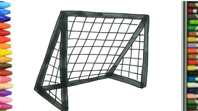 我是小画家:画小足球守门网