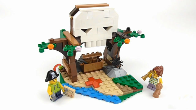 搭建乐高积木创意系列31078 树屋宝藏