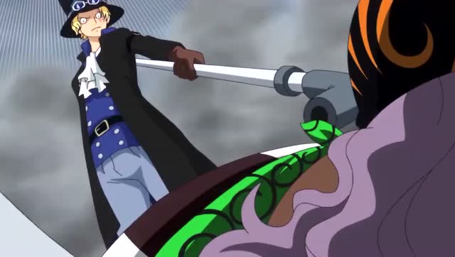 海贼王:萨博一拳打倒巴沙斯,怒吼路飞身后有我,给我记住