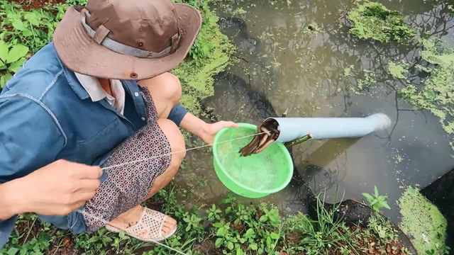 小夥子自制捕魚神器,幾個小時後收穫驚人