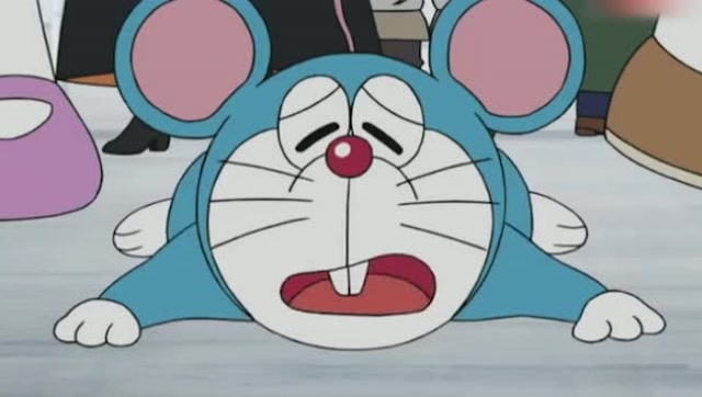 哆啦a梦:大雄变成青蛙,静香献吻让他复原,被哆啦酱阻止了